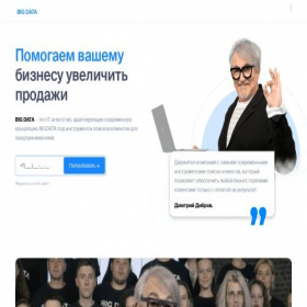 Скриншот главной страницы сайта bdata-pro.ru