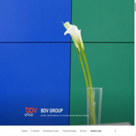 Скриншот главной страницы сайта bdv-group.ru