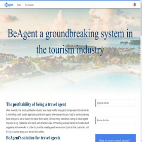 Скриншот главной страницы сайта beagent.co.il