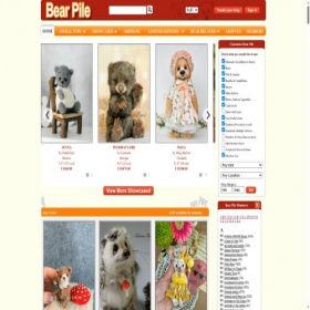 Скриншот главной страницы сайта bearpile.com