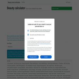 Скриншот главной страницы сайта beauty.toolpie.com
