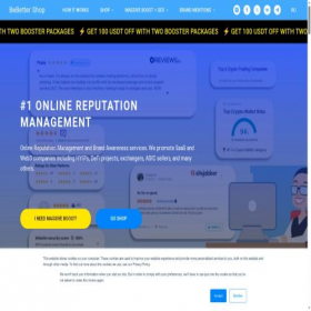 Скриншот главной страницы сайта bebetter-shop.com