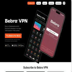 Скриншот главной страницы сайта bebra.ai
