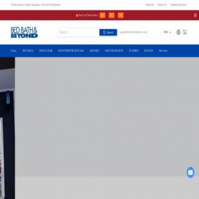 Скриншот главной страницы сайта bedbeyonline.com