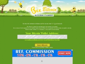 Скриншот главной страницы сайта beebitcoin.info