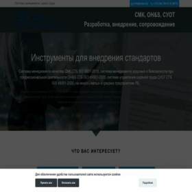 Скриншот главной страницы сайта beliso.by