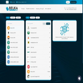 Скриншот главной страницы сайта belkapay.cc