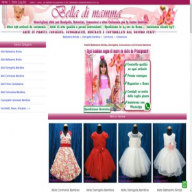 Скриншот главной страницы сайта belladimamma.it