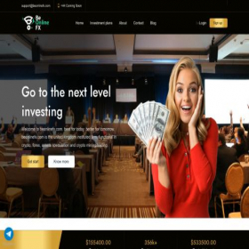 Скриншот главной страницы сайта beonlinefx.com