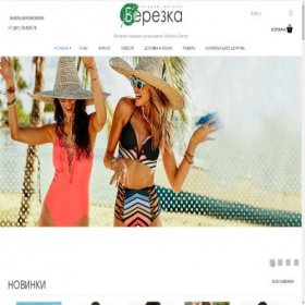 Скриншот главной страницы сайта berezka.spb.ru