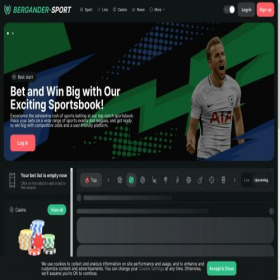 Скриншот главной страницы сайта bergander-sport.com