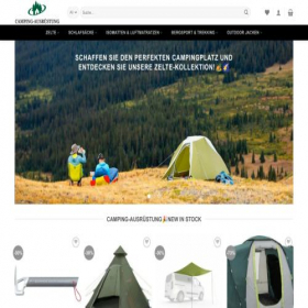 Скриншот главной страницы сайта bergsportde.com