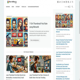 Скриншот главной страницы сайта beritamasiyo.com