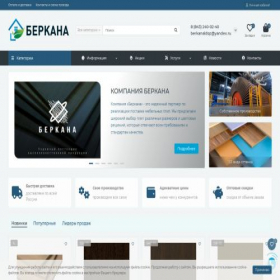 Скриншот главной страницы сайта berkanaldsp.ru