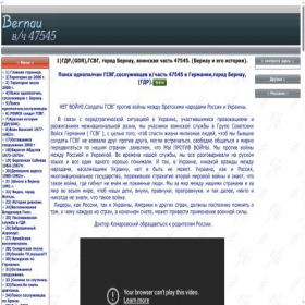 Скриншот главной страницы сайта bernau47545.com.ua