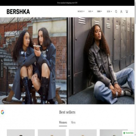 Скриншот главной страницы сайта bershka-il.com