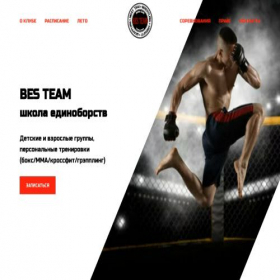 Скриншот главной страницы сайта bes-team.ru