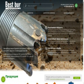 Скриншот главной страницы сайта best-bur.ru