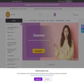 Скриншот главной страницы сайта best-goods.by