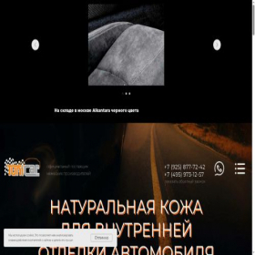 Скриншот главной страницы сайта best-leder.com
