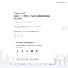 Скриншот главной страницы сайта best-montag.ru