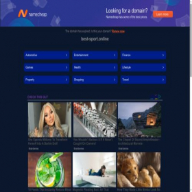 Скриншот главной страницы сайта best-sport.online