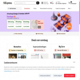 Скриншот главной страницы сайта best.aliexpress.com