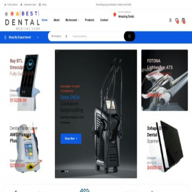 Скриншот главной страницы сайта bestdentalmedicalshop.com