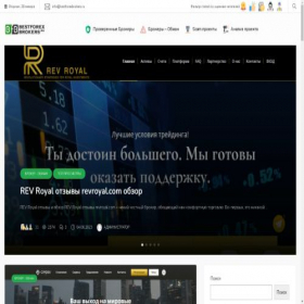Скриншот главной страницы сайта bestforexbrokers.ru