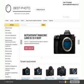 Скриншот главной страницы сайта bestphoto.ru