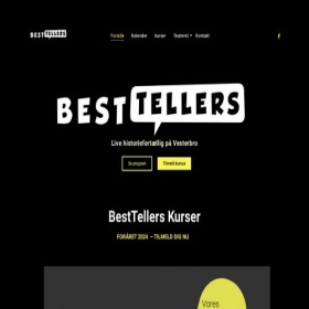Скриншот главной страницы сайта besttellers.dk