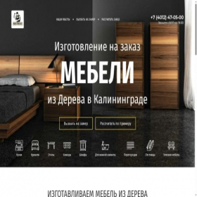 Скриншот главной страницы сайта bestwood39.ru