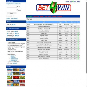 Скриншот главной страницы сайта bet4win.info
