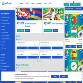 Скриншот главной страницы сайта bet9.com