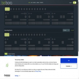 Скриншот главной страницы сайта betboro.co.uk
