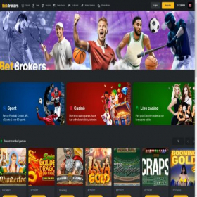 Скриншот главной страницы сайта betbrokers.com