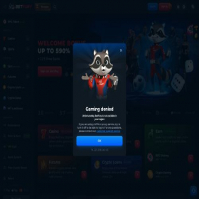 Скриншот главной страницы сайта betfury.io