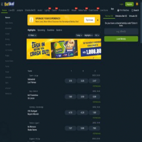 Скриншот главной страницы сайта betika.com