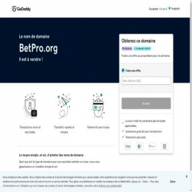 Скриншот главной страницы сайта betpro.org