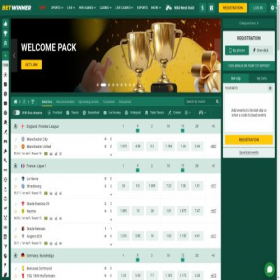 Скриншот главной страницы сайта betwinner.com