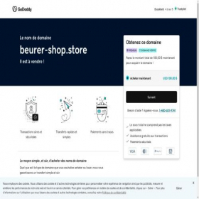 Скриншот главной страницы сайта beurer-shop.store