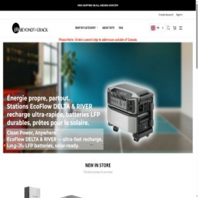 Скриншот главной страницы сайта beyondtherack.com