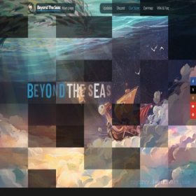 Скриншот главной страницы сайта beyondtheseas.net