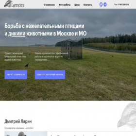 Скриншот главной страницы сайта bez-ptic.ru