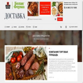Скриншот главной страницы сайта bf-delivery.ru