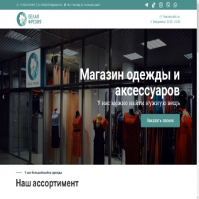 Скриншот главной страницы сайта bf-shop.ru