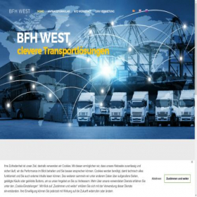 Скриншот главной страницы сайта bfh-west.de