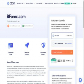 Скриншот главной страницы сайта bforex.com