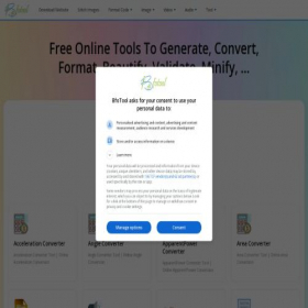 Скриншот главной страницы сайта bfotool.com