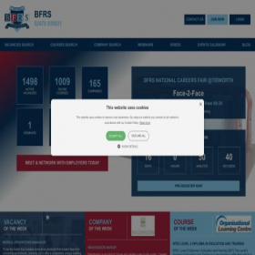 Скриншот главной страницы сайта bfrss.org.uk